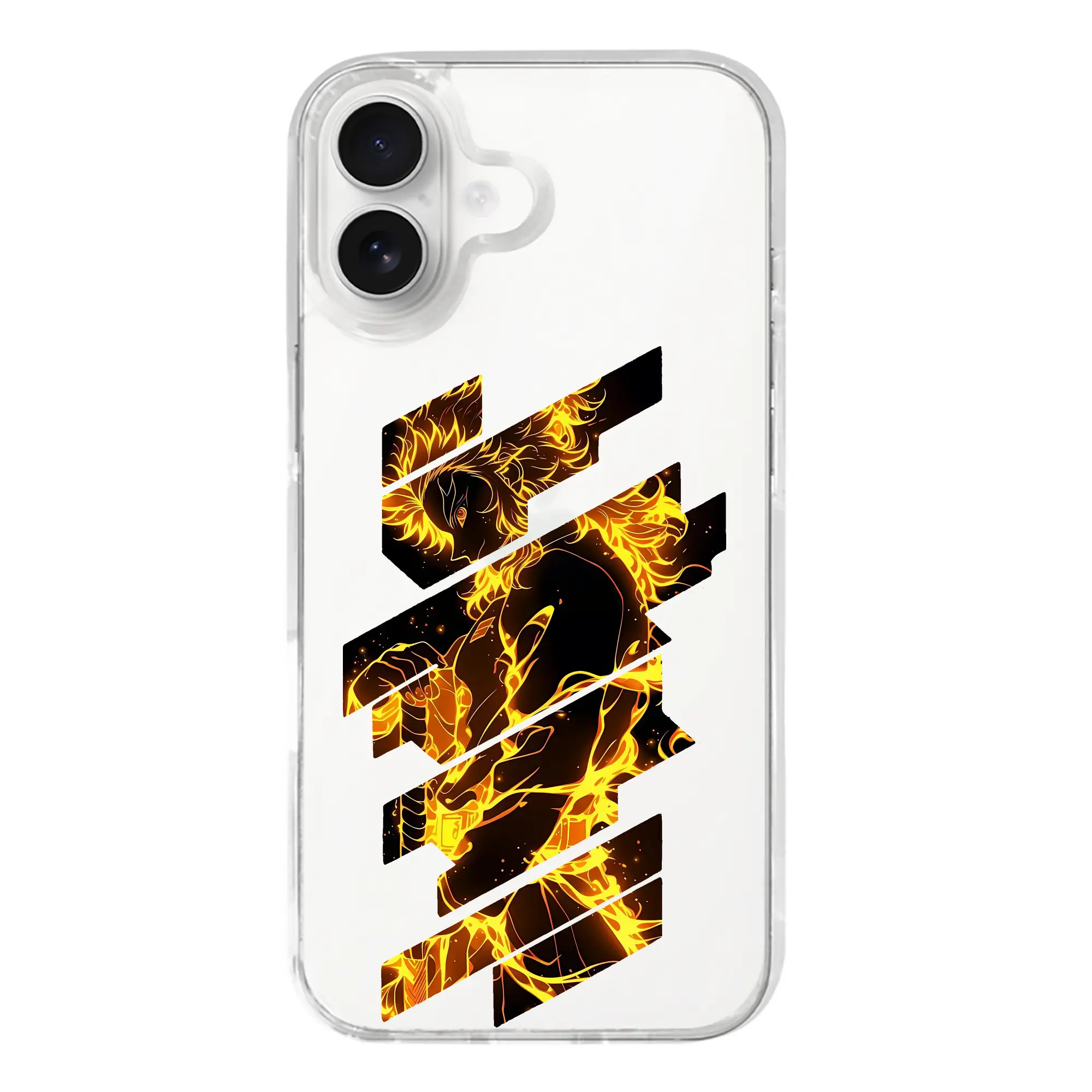 鬼滅の刃 グッズ,煉獄 杏寿郎 - iPhone 17シリーズ 透明スマホケース – 薄型・耐衝撃・精密フィット保護カバー